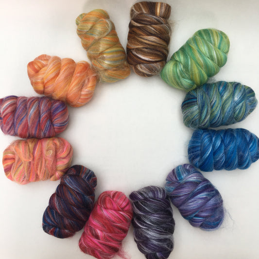 Merino and Silk Blends - Mixed Bag 300g total