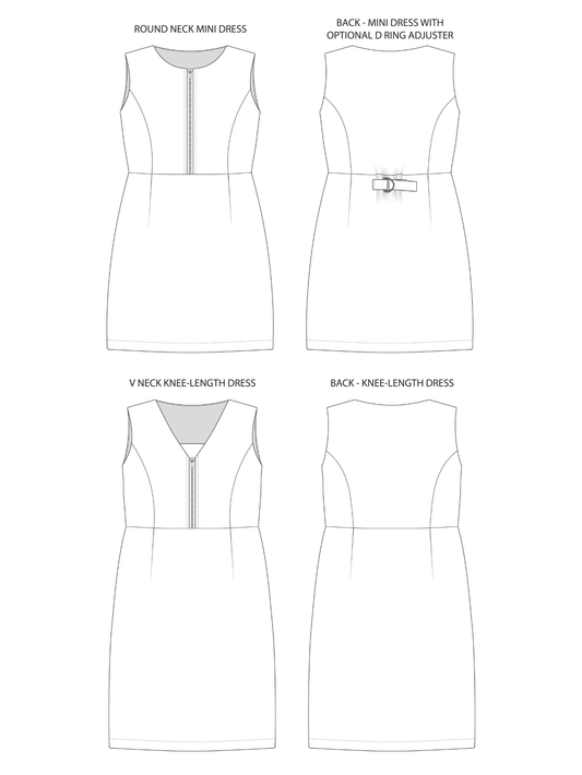 Noa Pinafore Sewing Pattern by Tilly and the Buttons