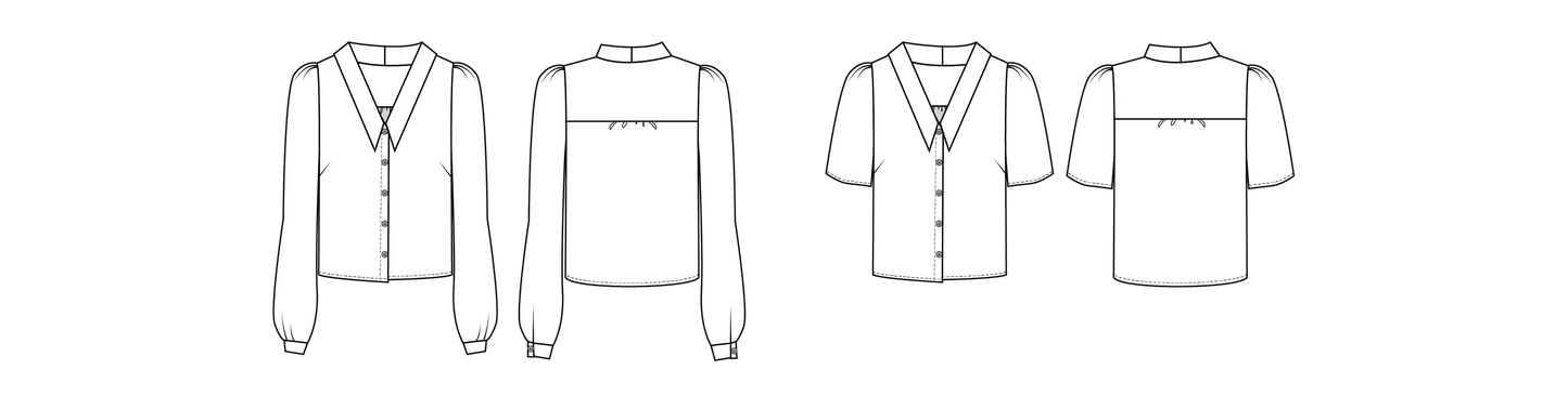 Patina Blouse Pattern by Friday Pattern Company