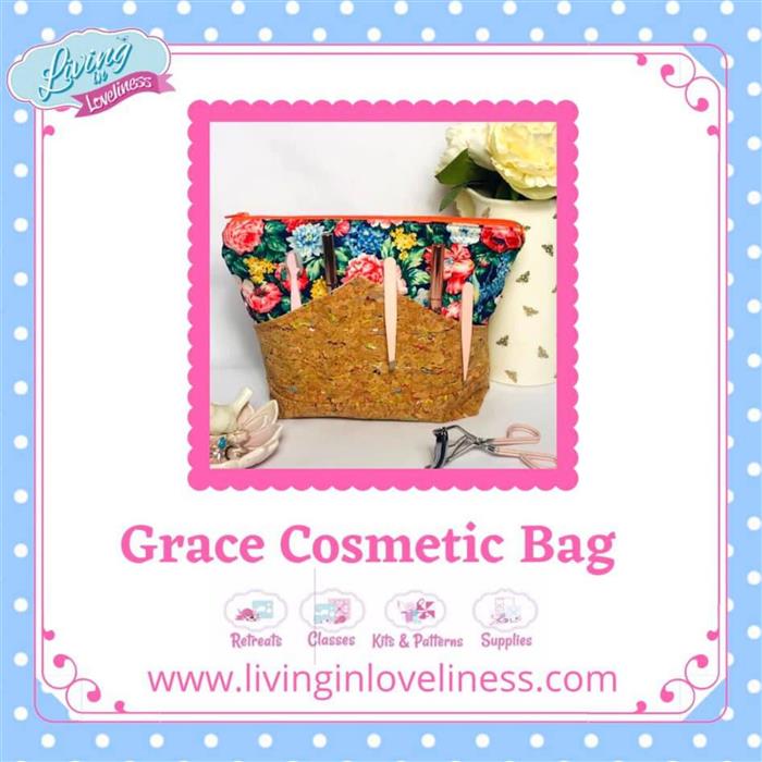 Living In Loveliness Grace Cosmetic Bag