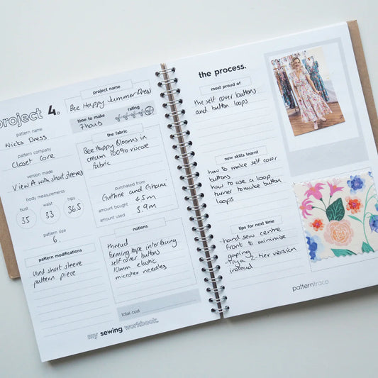 My Sewing Workbook - by Patterntrace