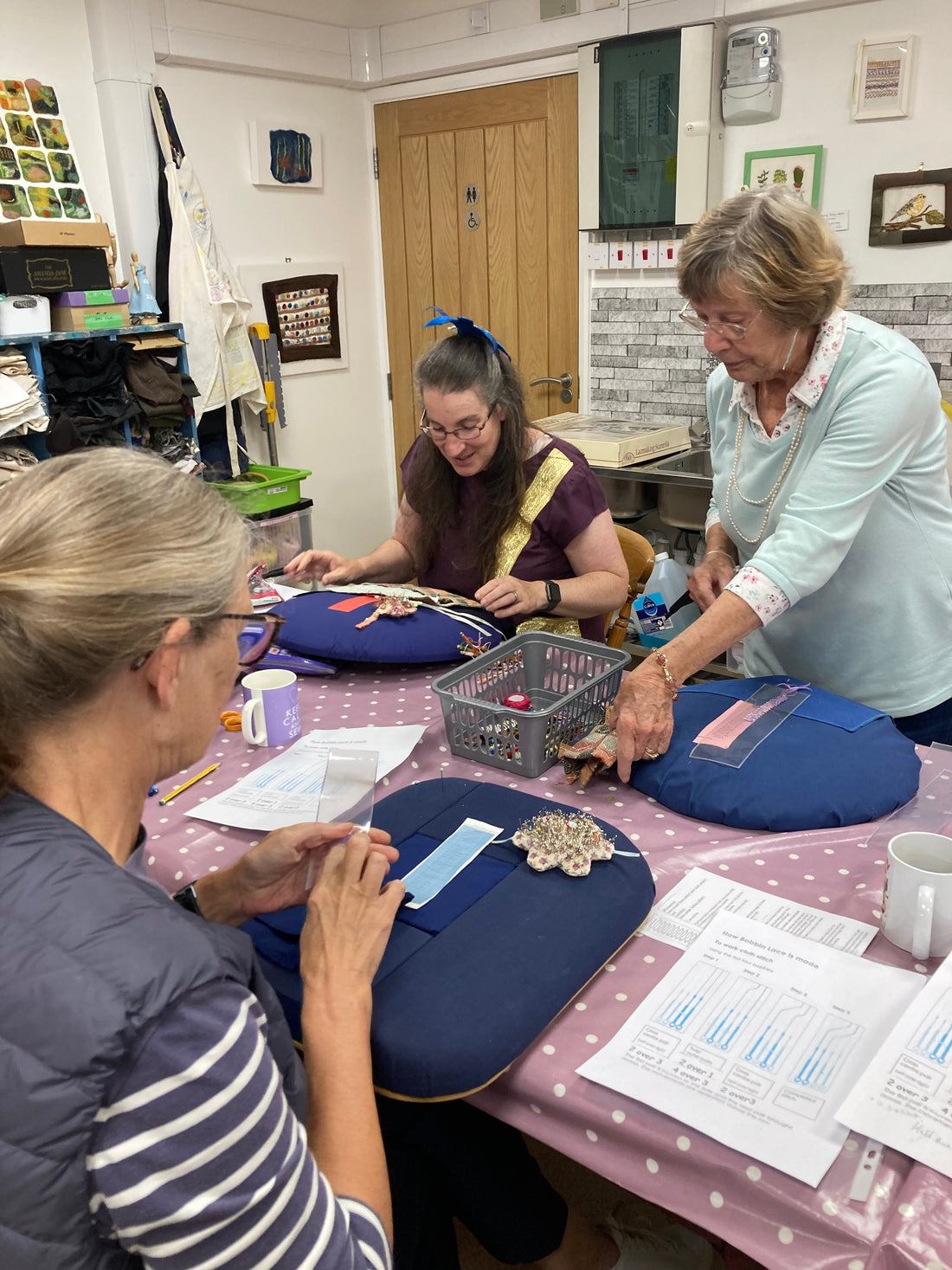 Lacemaking at Stitching Kitchen