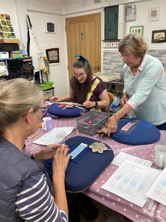 Lacemaking at Stitching Kitchen