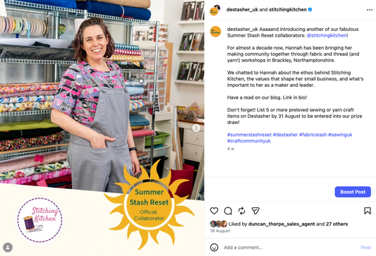 Stitching Kitchen: lessons in more thoughtful making