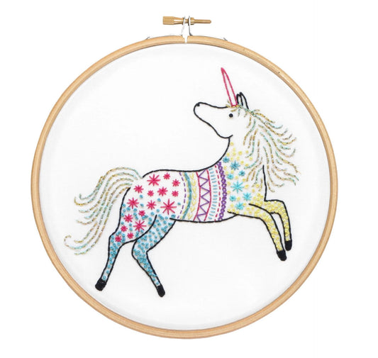 Unicorn Complete Decorative Embroidery Kit | Hawthorn Handmade