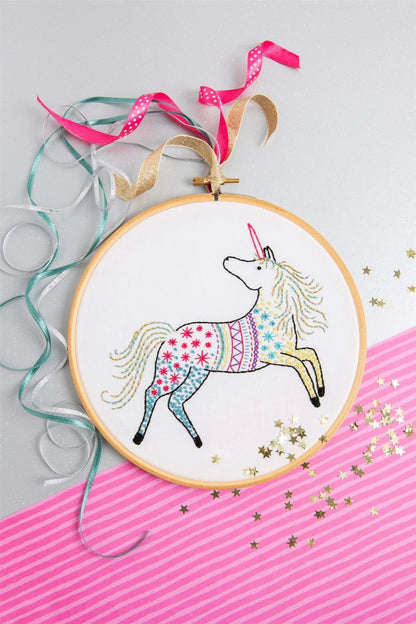 Unicorn Complete Decorative Embroidery Kit | Hawthorn Handmade