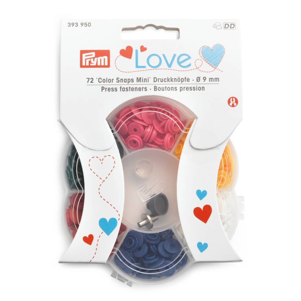 Prym Love Press fasteners Colour Snaps Mini incl. tools set, 9 mm image 0