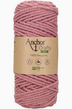 Anchor Crafty Macrame Yarn - Rose image