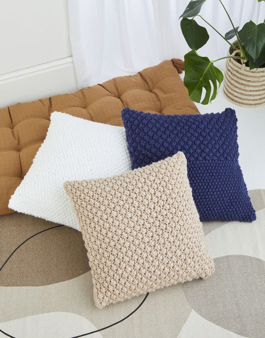 Hayfield Bonus Super Chunky Knitting patterns - cushion covers