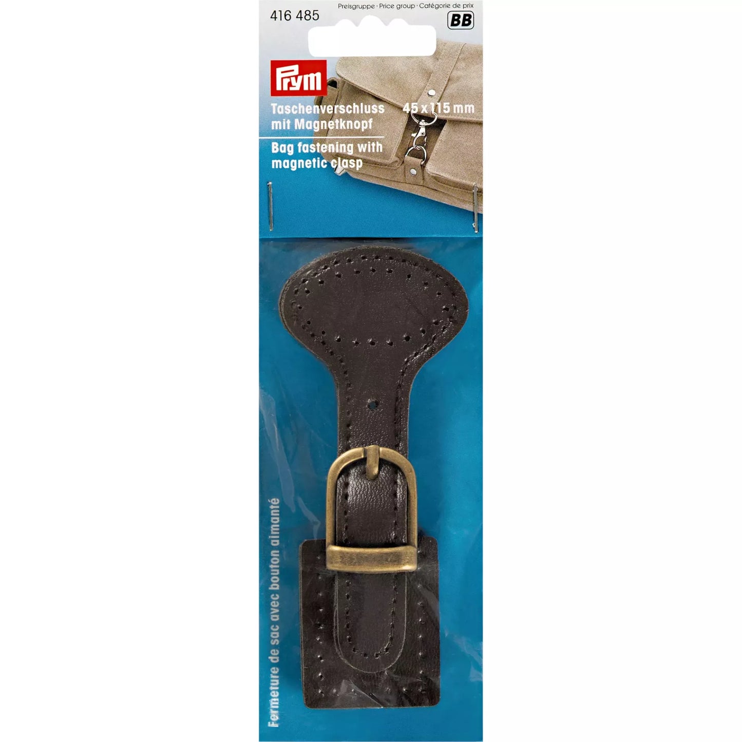 Prym Bag Fastening with Magnetic Clasp