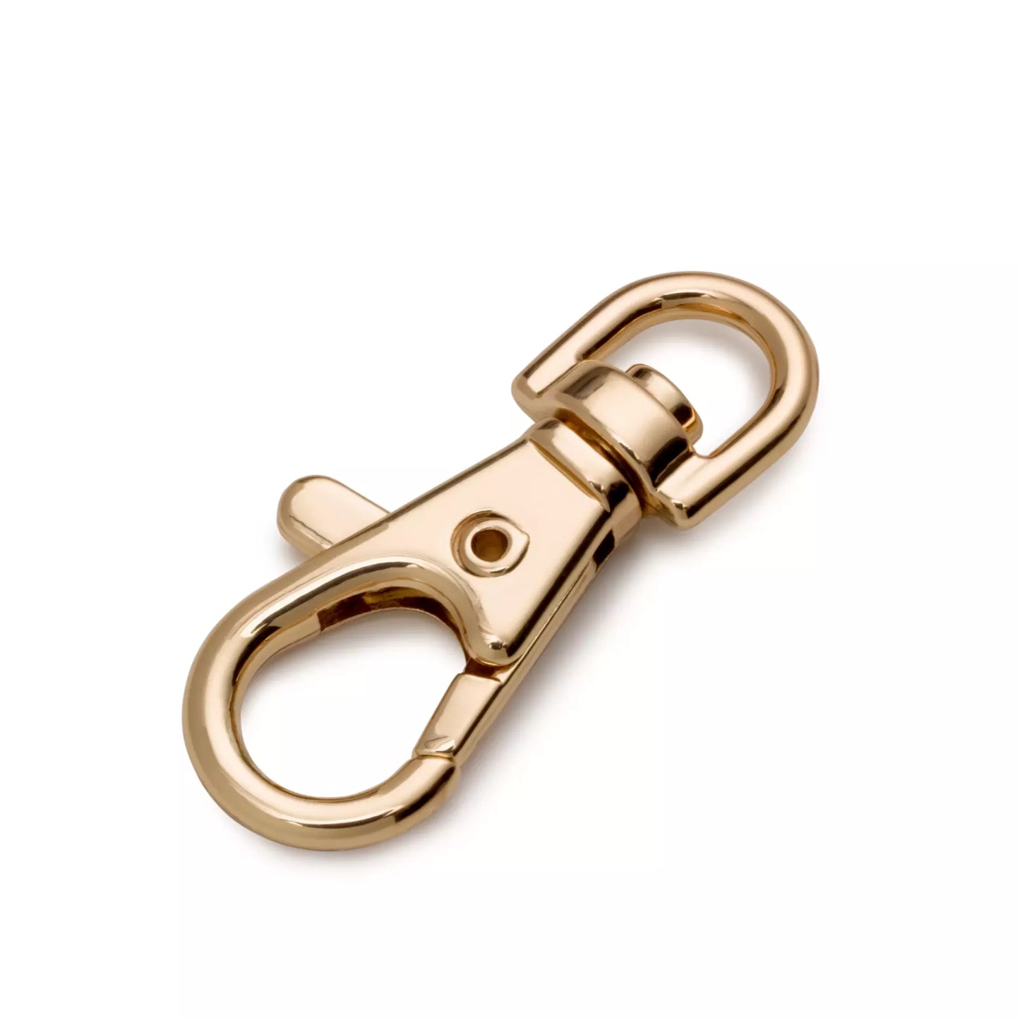 Snap hook 7x38mm new gold