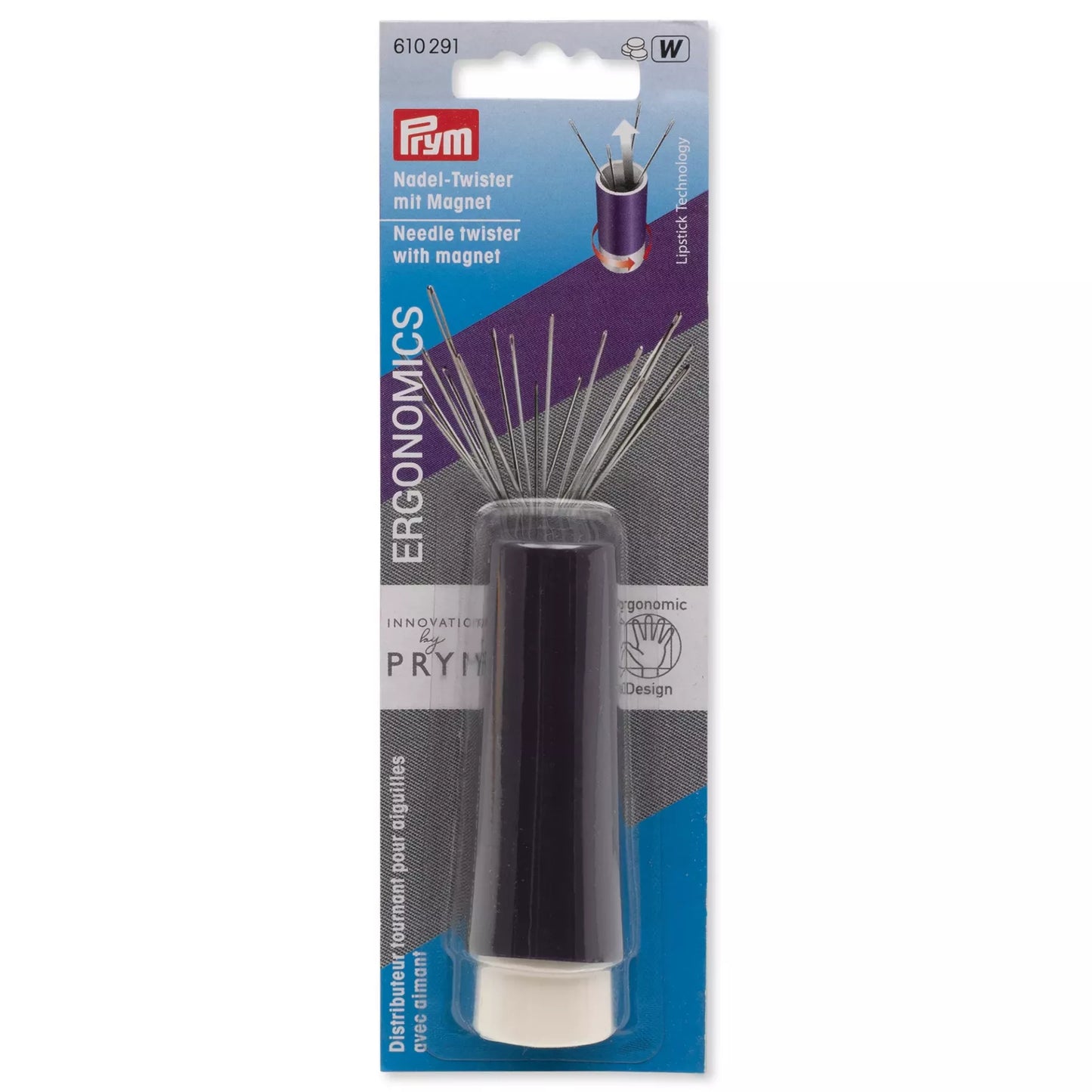 Needle twister dark purple