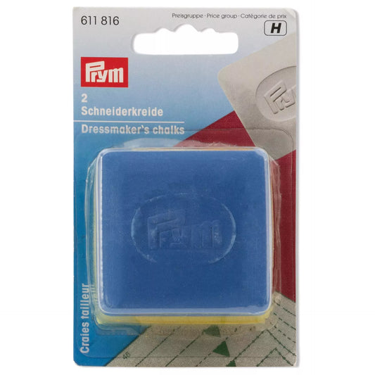 Yellow and Blue Dressmakers Chalk