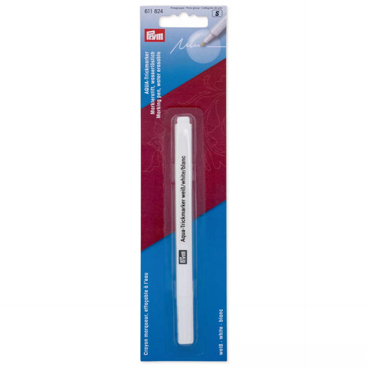 Aqua marking pen water erasable white