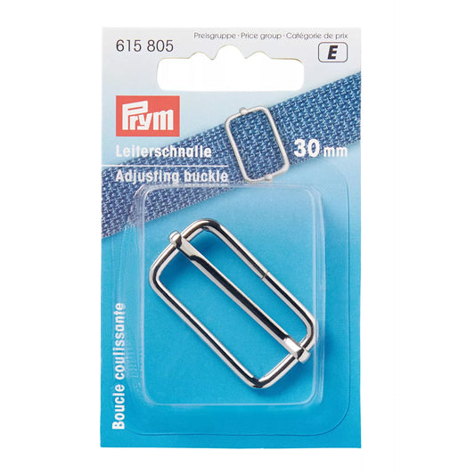 Adjusting buckle 30 mm silver-coloured