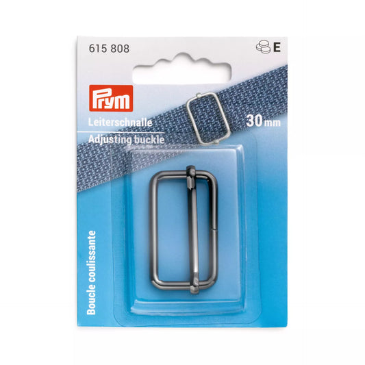 Adjusting buckle 30mm gunmetal 1pc