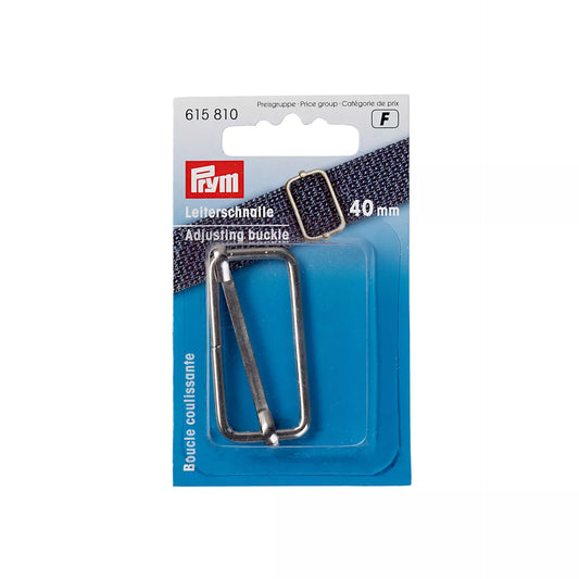 Adjusting buckle 40 mm silver-coloured