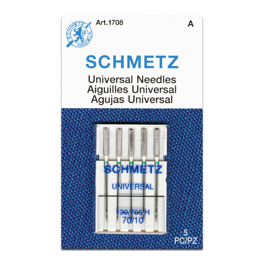 Universal Needle size 70/10, 5 needles per card