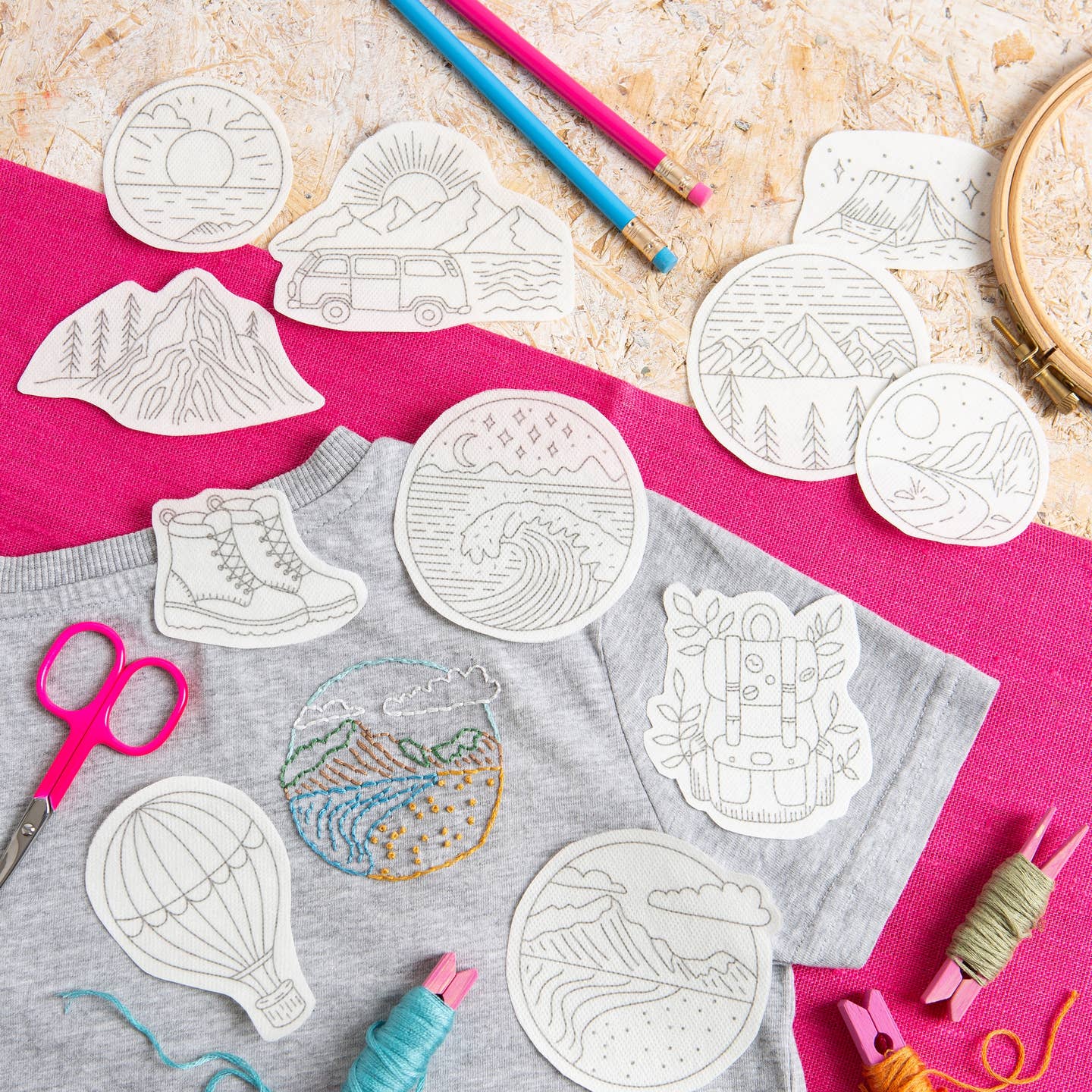 Wander stick and stitch