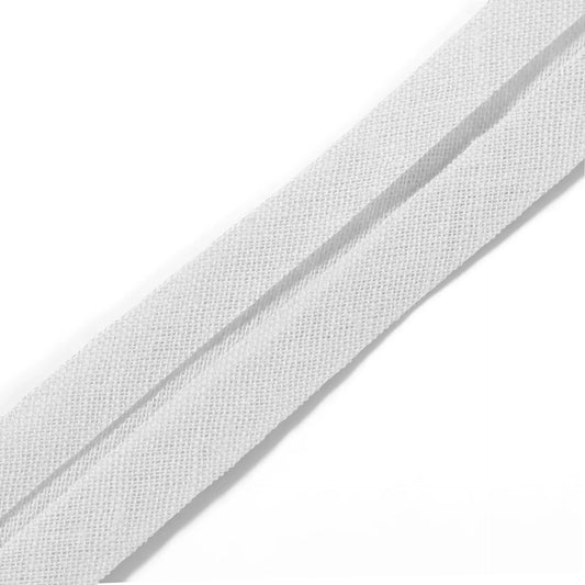Bias Binding Cotton 40/20 mm white