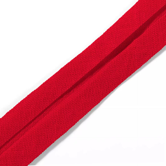Bias Binding Cotton 40/20 mm red