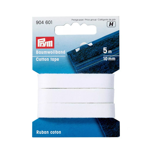 Cotton Tape 10 mm white