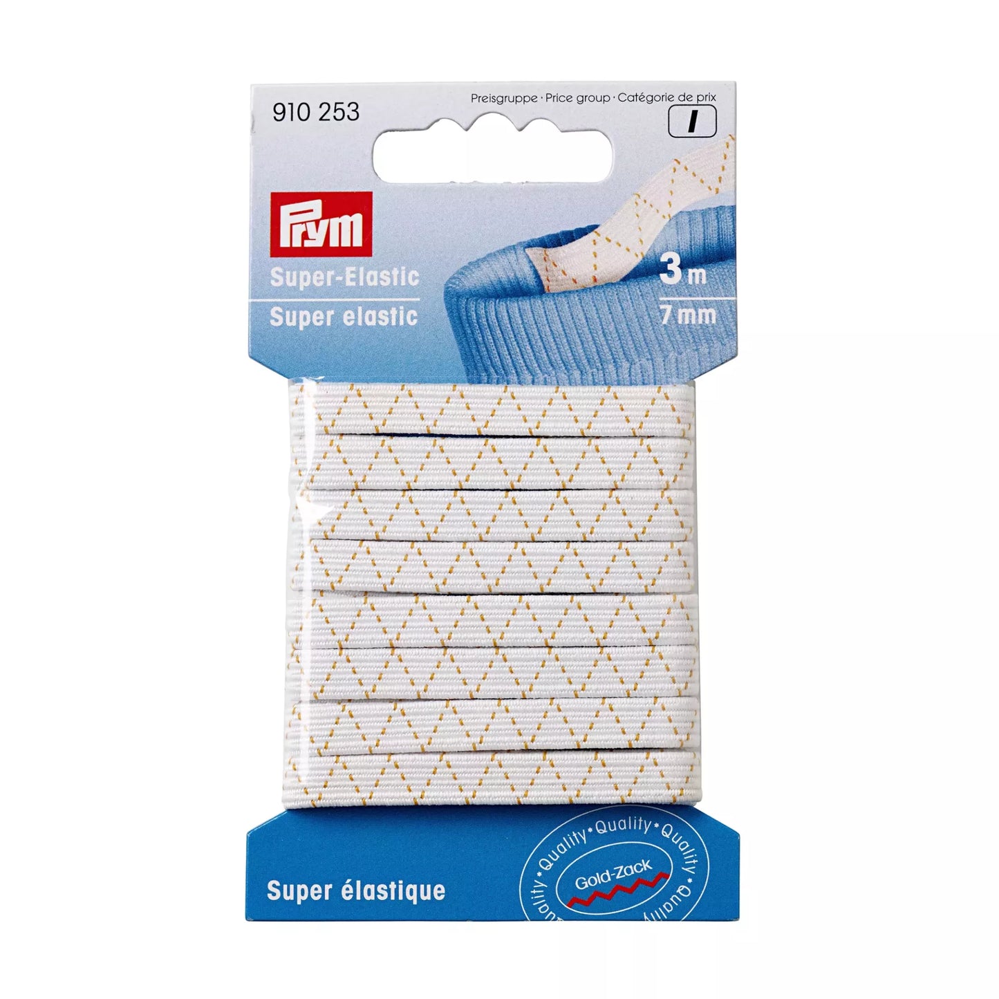Super-Elastic 7 mm white