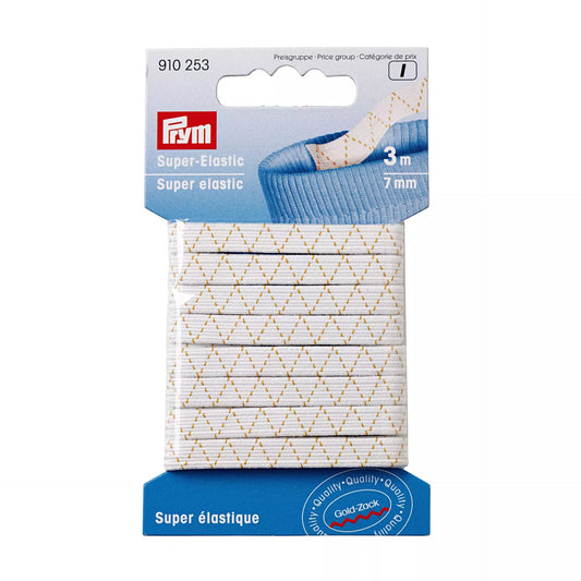 Super-Elastic 7 mm white