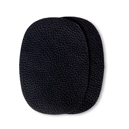 Patches nappa leather for sewing on 10 x 14 cm black