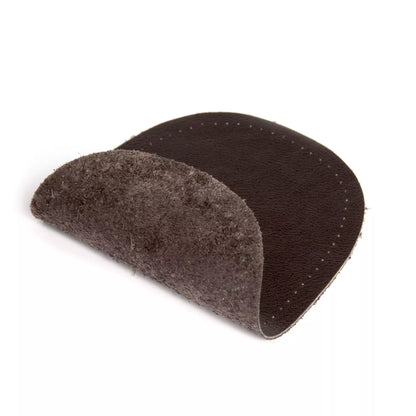 Patches nappa leather for sewing on 10 x 14 cm dark brown