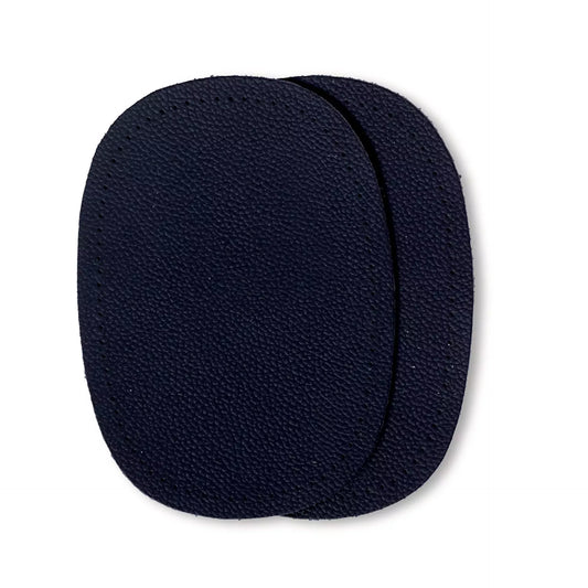 Patches nappa leather for sewing on 10 x 14 cm dark blue
