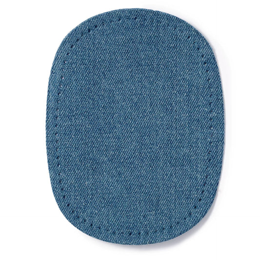 Patches denim for ironing 10 x 14 cm medium blue