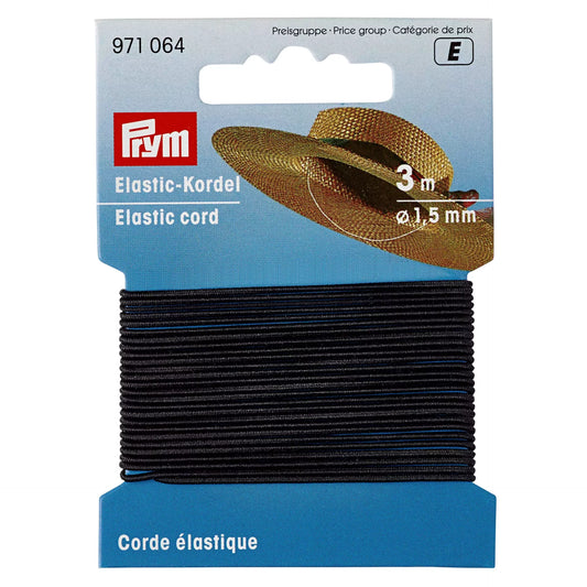 Elastic-Cord 1.5 mm black