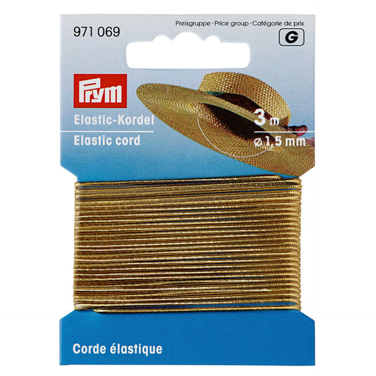 Elastic-Cord 1.5 mm gold