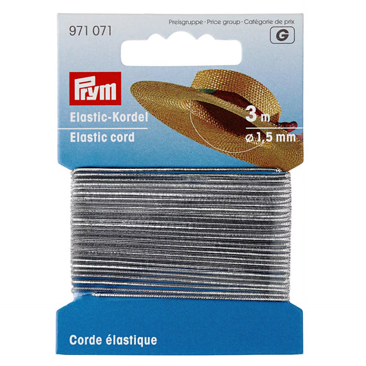 Elastic-Cord 1.5 mm silver
