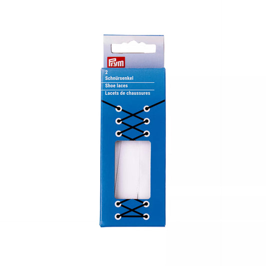 Flat laces satin 15mm 100cm white