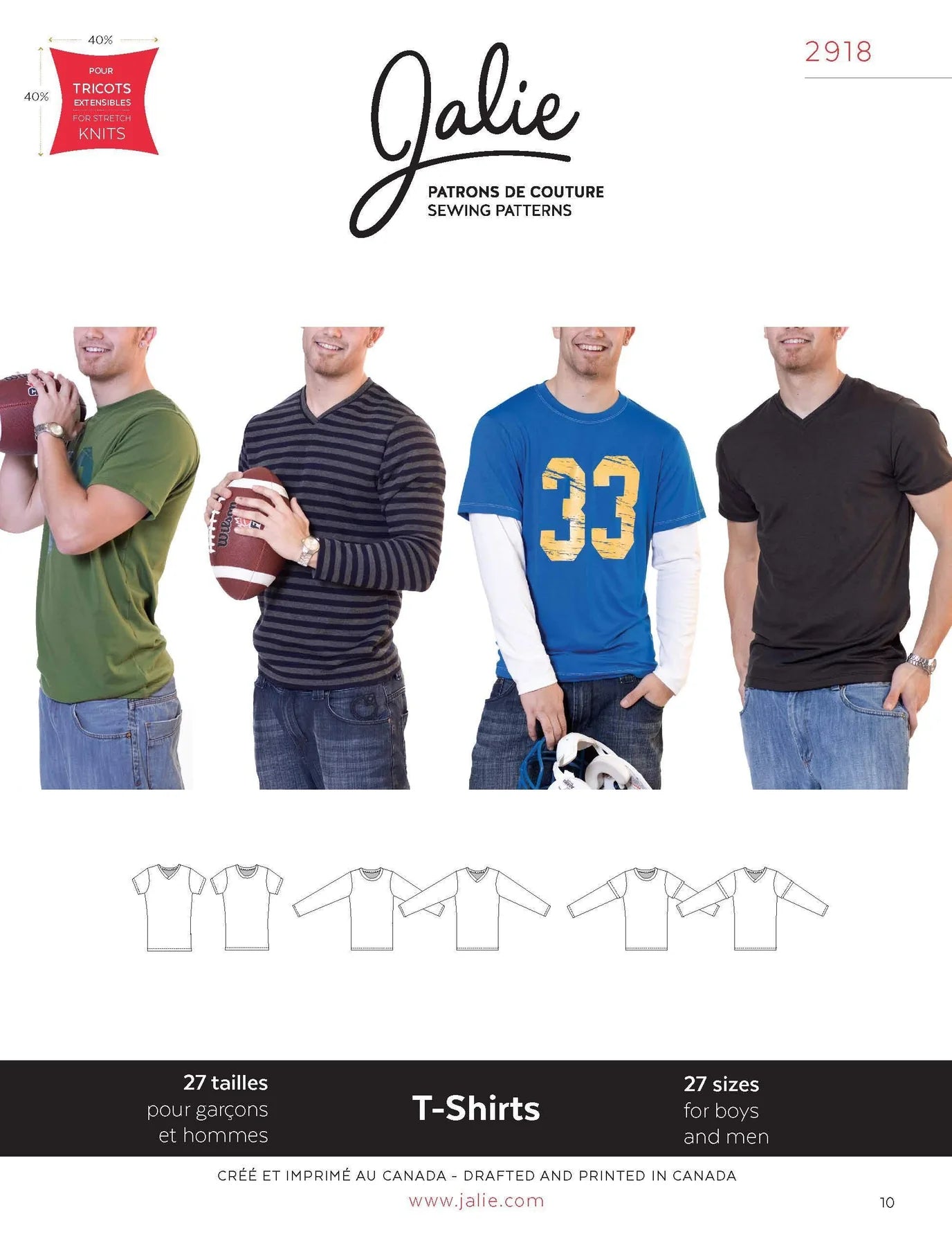 Boys' and Men's T-Shirts by Jalie image 0