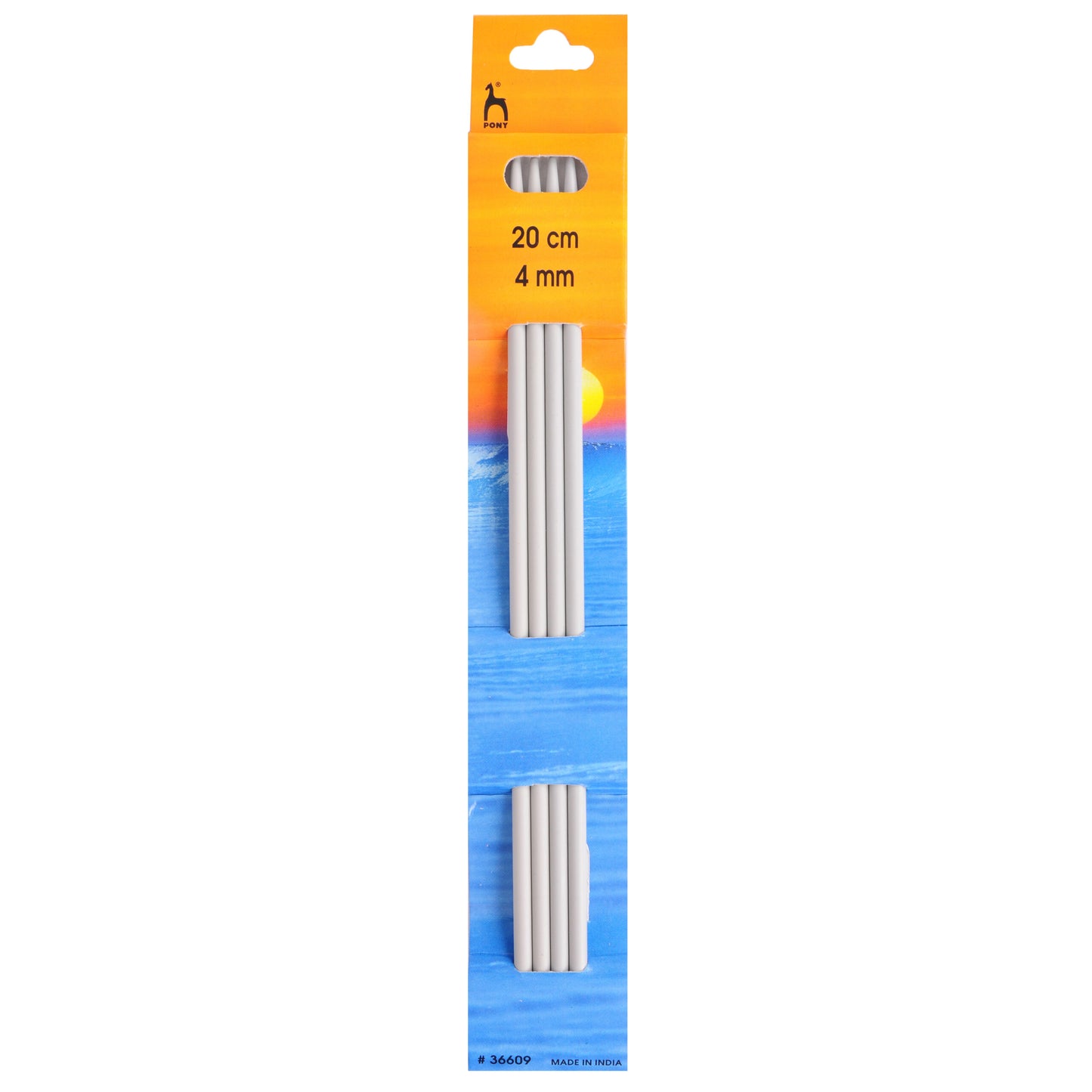 Set of Four Double Ended Knitting Needles 20cm x 4.00mm image 0