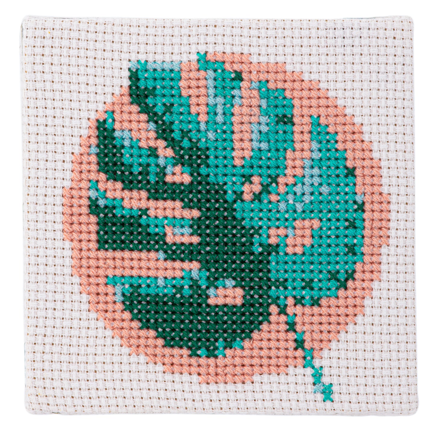 Monstera Cross Stitch Kit image 0