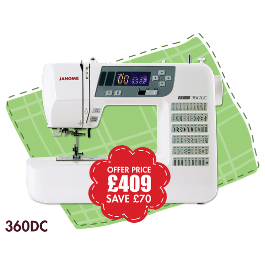 Janome 360DC Computerised Sewing Machine ***Sale Save £70 ***