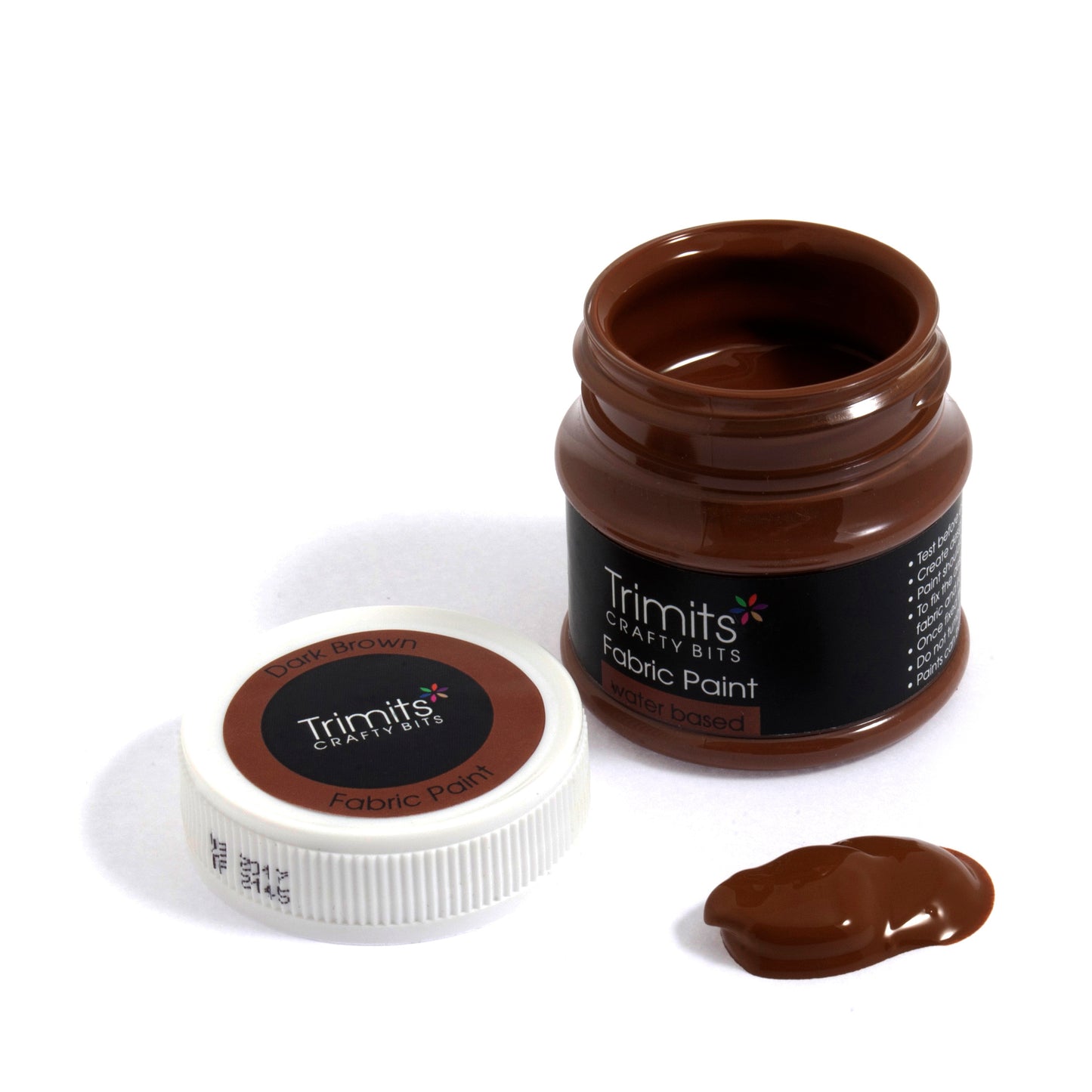 Fabric Paints - 50ml - Dark Brown image