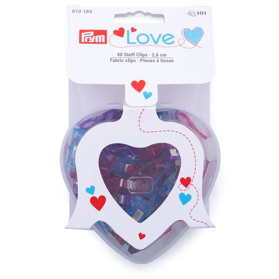 Prym Love Fabric clips, 2.6cm, box, 40 pieces image 0