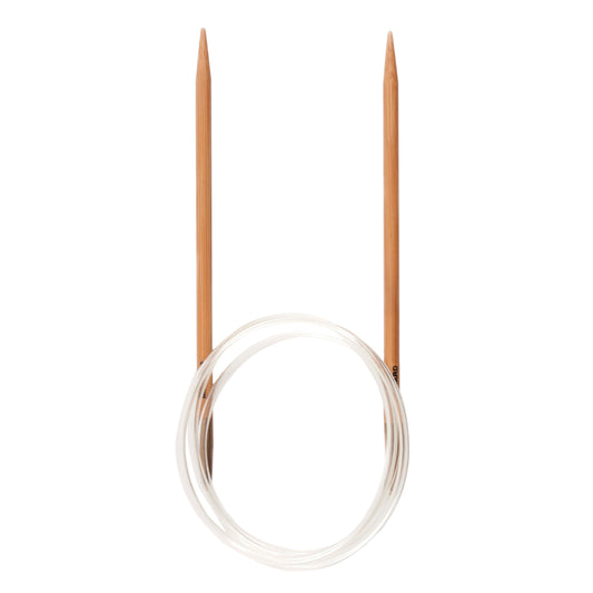 Bamboo Circular Knitting Needles 4mm - 100cm image 1