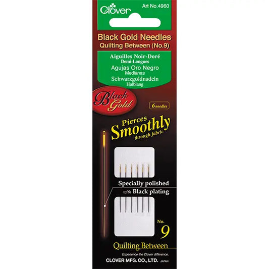 Black Gold Needles Quilting Between (No. 9) by Clover