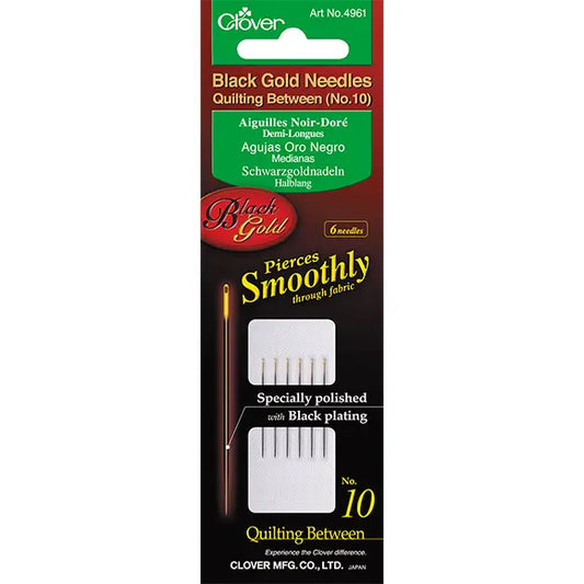 Black Gold Needles Quilting Between(No. 10) by Clover