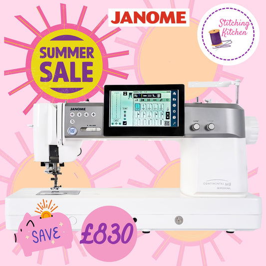 Janome Continental M8 Professional ***HOT Summer Offer Save £830 ***