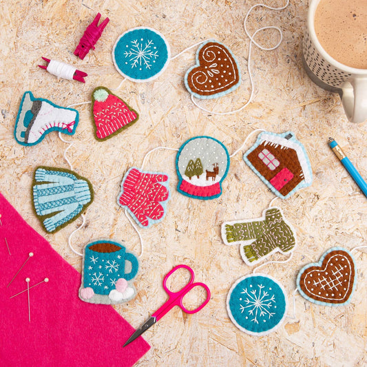 Winter Garland Felt Craft Kit
