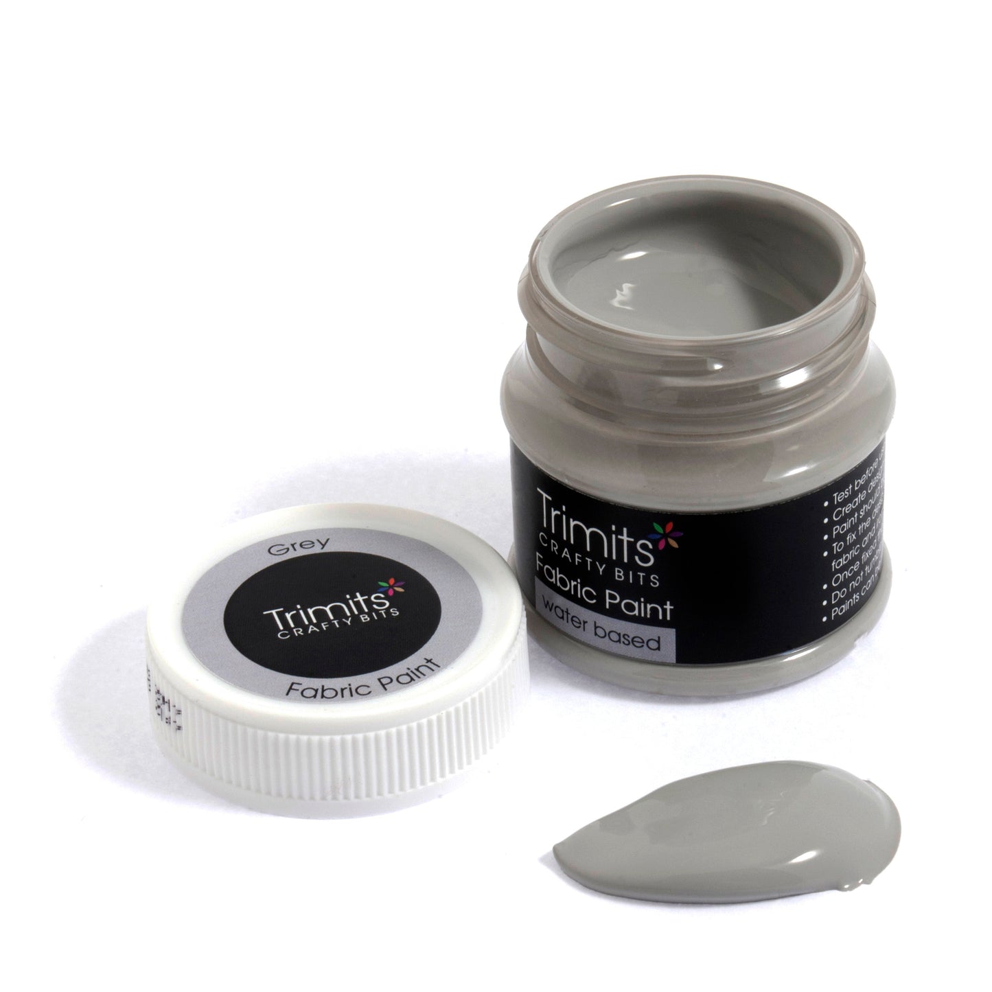 Fabric Paints - 50ml - Grey image