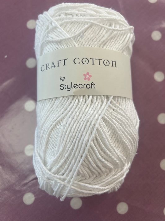 Dishcloth Cotton 100g White
