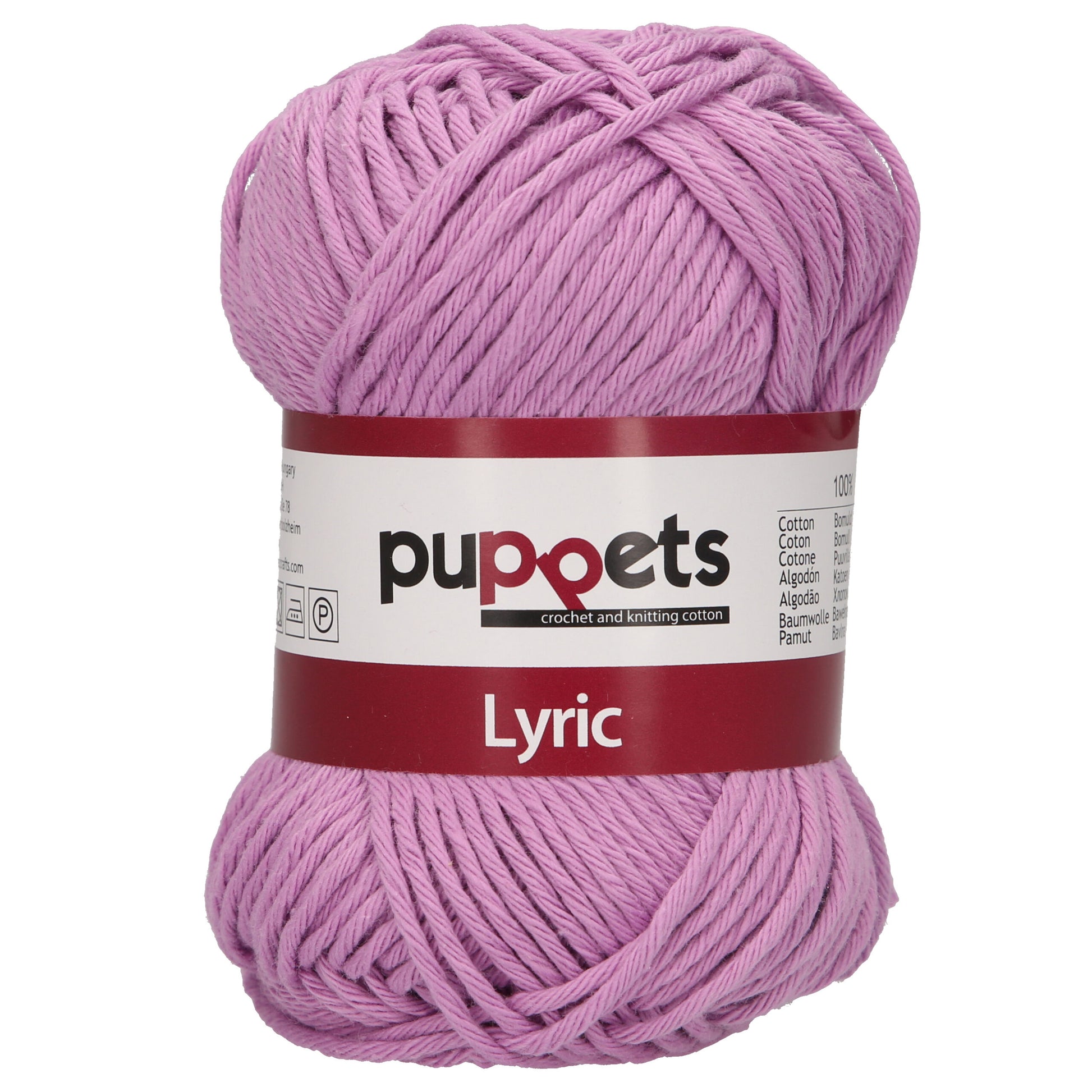 Puppets Lyric 50g Crochet/Knitting Cotton - Pale Purple image